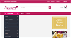 Desktop Screenshot of newportflavours.com